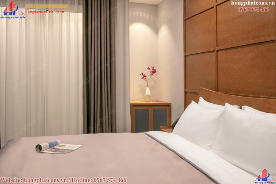 Hãy cùng chiêm ngưỡng mẫu thiết kế xây dựng khách sạn 7 tầng tại Bình Tân đẹp long lanh