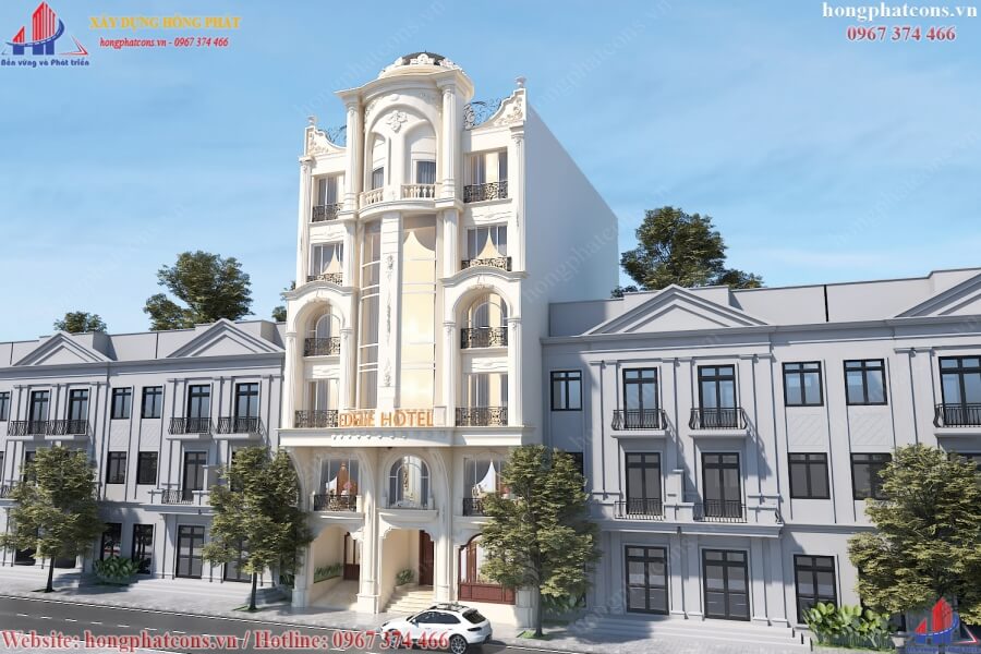 thiết kế xây dựng khách sạn tại long thành