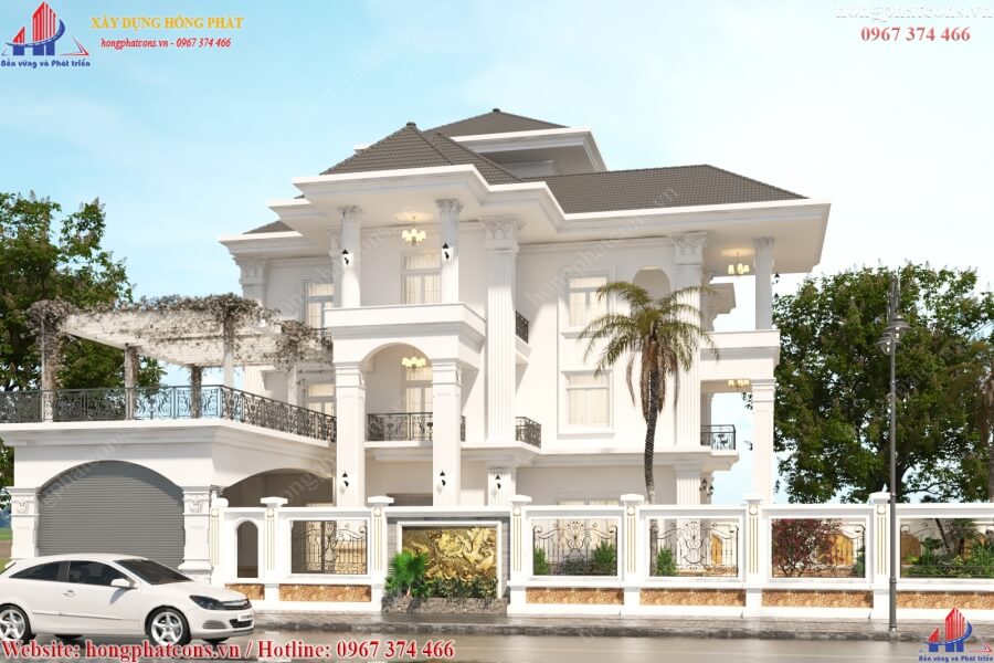 mẫu biệt thự mini sân vườn đẹp