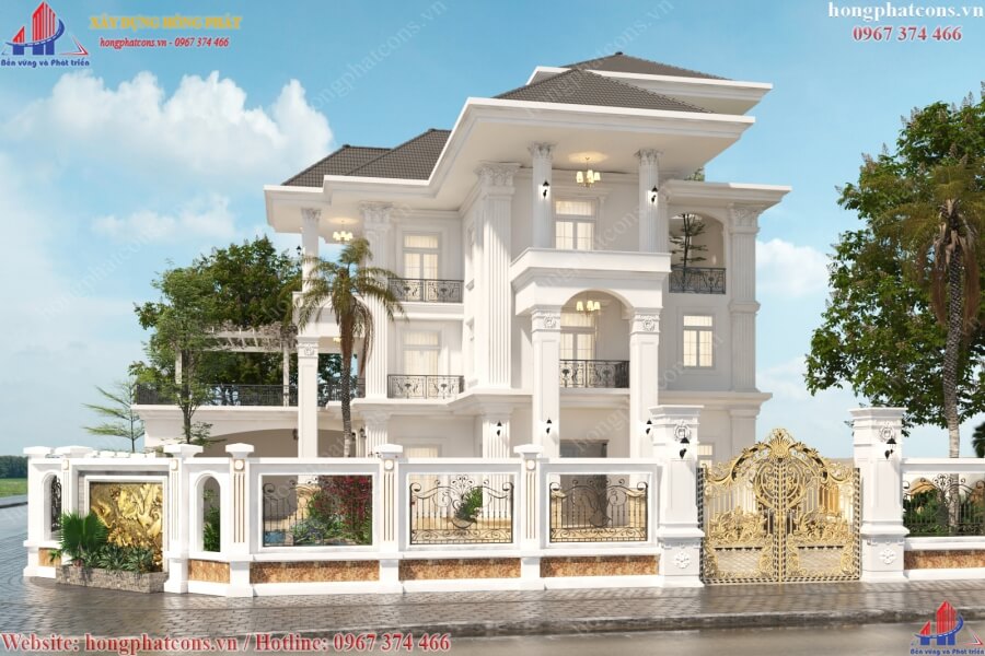 mẫu biệt thự mini sân vườn đẹp
