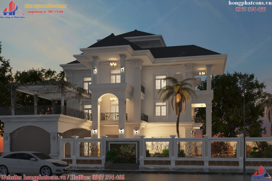 mẫu biệt thự mini sân vườn đẹp
