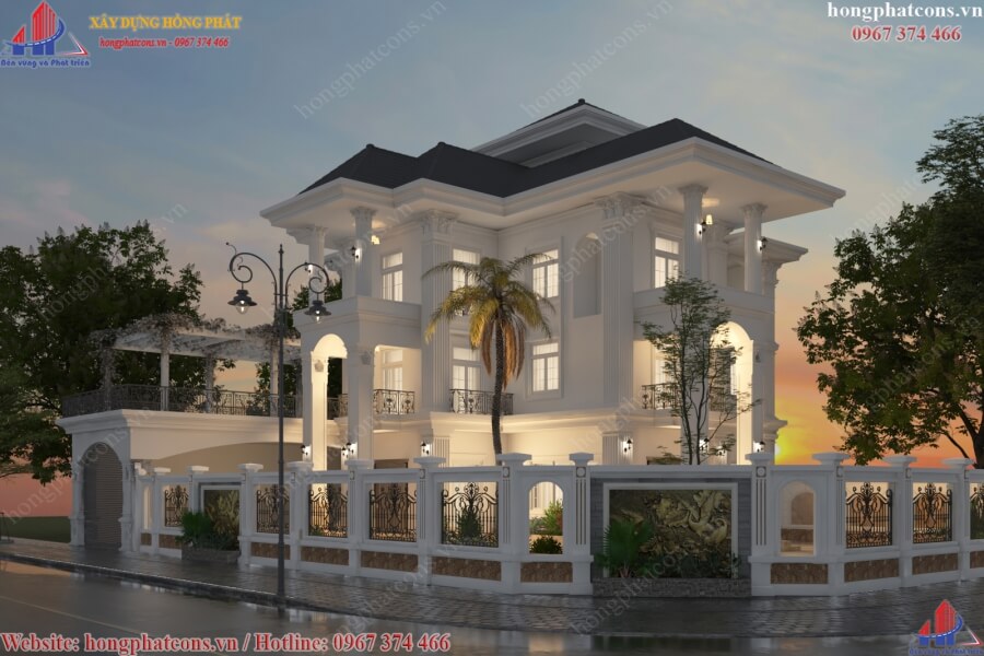 mẫu biệt thự mini sân vườn đẹp