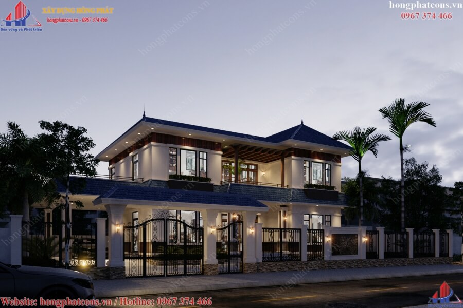 thi công biệt thự mini 2 tầng thi công biệt thự mini 2 tầng