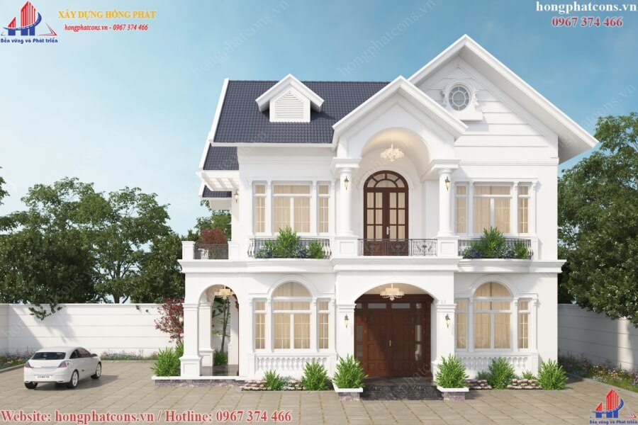 mẫu biệt thự 2 tầng mẫu biệt thự 2 tầng